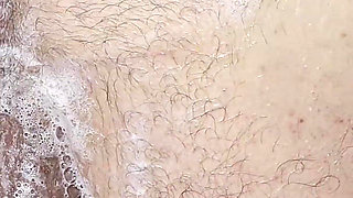 Bisexual Homemade Sex with Wife. Double Dildo. Wife Shaves Husband. Full Scene. Ep 30011