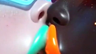 Beautiful Aliens Kiss on Nice Music, Ai Animation