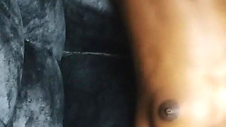 Pervert Stepbro Catches His Stepsis Naked in the Livingroom and He Fucks Her