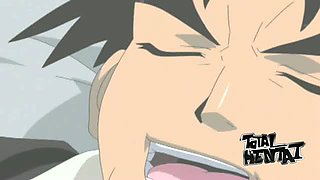 Good hentai bondage with gorgeous looking big breasted nympho