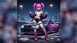 Gol Anime Hot Cars and Hot Girls