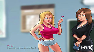 SummertimeSaga - Teacher Gives Her Tits To Touch E1 # 44