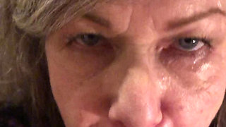 Sexy Granny Swallows! Passionate POV Blowjob! Maxxximummilf