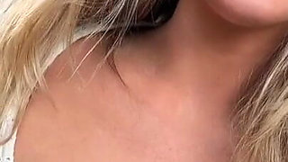 Perfect Blonde Girlfriend Makes Me Stay