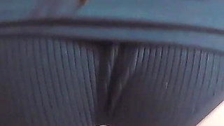 Her Black Panties and Beautiful Ass Make Me Hard Without Me Having to Use My Hands