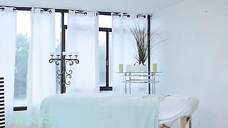 Aiden Ashley's small boobs porn by Kinky Spa