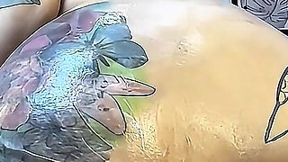 Anal Masturbation Tearing My Tight Ass with a Giant Monster Dildo. Anal Orgasms with Divers