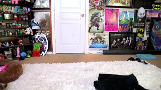 Amateur webcam babe dildo masturbation