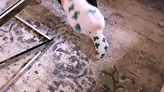 Naughty amateur teen has a voyeur fetish