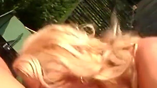 Behind Girls Scene-2_sexy Busty Blonde Sunny Skies in Bikini Fucking From Behind in the Pool Area