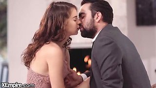 Hot Teacher Fucks Teen Assistant Ellie Eilish - Blowjob & Deep Throat