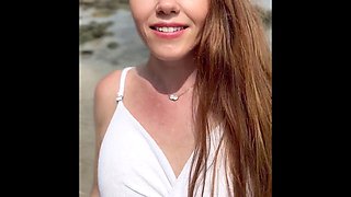 Erotica, sea, cute girlfriend