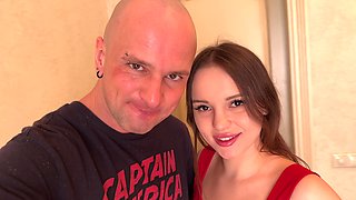 Group sex in the pool with Baby Doll and friends