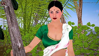 Desi Saali Prays Jiju for Stiff Plumb Aged Sister-in-law Joins 3some at Farmhouse