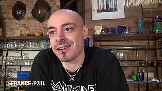 French Amateur Tourist Takes Hard Face Fuck and Anal, Cum Swallow