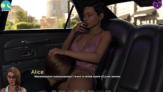 Hard Days: Girl on Girl Eating Unfaithful Cunt in the Limo Ep 18