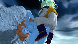 Stepson Gohan Fucking Zangya - Dragon Ball Z Animation
