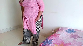 Tamil Sexy Aunty Was Talking on Phone, When Naked Stepson Fucked Her - Then She Gets Hot Next Day & Needs Her Huge Fuck