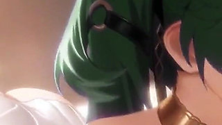 Iuno Wuthering Waves Missionary Sex Creampie and Blowjob Hentai Mmd 3D Dark Green Hair Color Edit Smixix