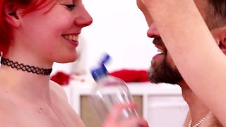 Dominant Muriel La Roja Rides Sub Guy While Being Bondaged