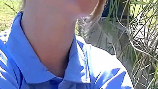 Hockey Stick Jerk off Featuring Chloe Toy