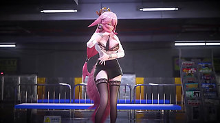 mmd Office Lady Uniform Pencil Skirt Lace Thong Secretary