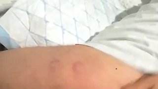 Femdom spanking on the ass ...