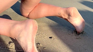 Doggy Piss on the Beach