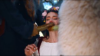 Maddie Wren Monster Fucked - Real Life Hentai Threesome