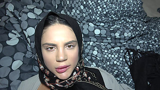 Muslim Hijabi Babe's Secret Sex with Stepbrother