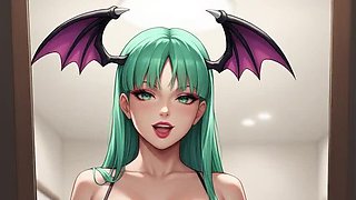 Morrigan Aensland Hentai JOI - Succubus Femdom Breathplay & Cum Control Story
