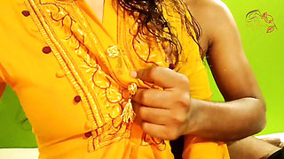 Desi bhabhi anal sex with brother in law when stepsister is out - foreplay and blowjob