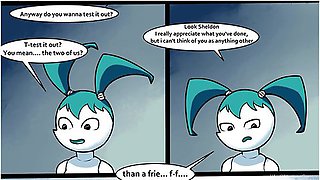 Robot Girl Upgrades Her Pussy To Have Sex - Teenage Robot Hentai - Car Toon