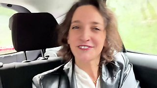 Brunette Nursing Assistant Lena Gives Blowjob in Grasse