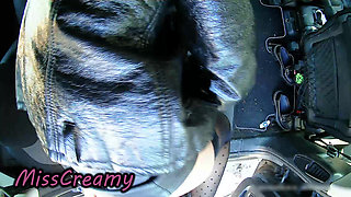 Dogging: French Teacher Wife Extreme Deepthroat, Risky Fuck on the Parking, Loud Slut Moans and Cumshot