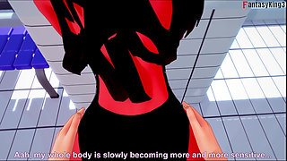 Meru the succubus Bikini POV sex