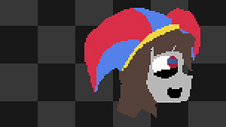 pomni pixelart timelapse
