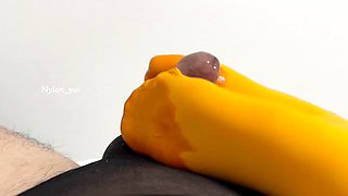 Femdom fetish bitch in stockings