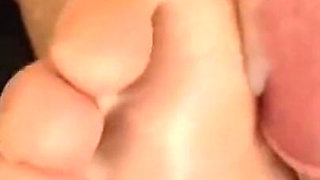 Annette Wants Cum on Her Arched Veiny Feet