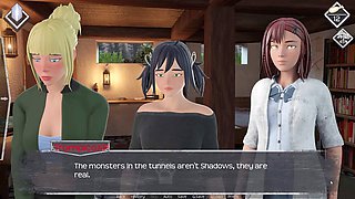 Relaxing anime manga porn with some romantic and surprising anal action