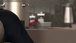 The East Block 26 Kathryn Gave the Old Man Accross the Appartment a Handjob