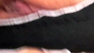 Side Fucked and Creampied by Black Cock While My Cuckold Works