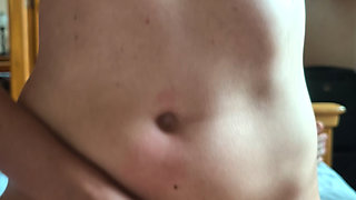 POV - Riding Him and Moaning / Skinny German Girl