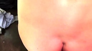 Amateur redhead girlfriend blowjob and anal with creampie