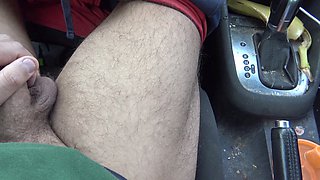 Milf Souzan Halabi catches a real voyeur showing off his hard dick to her