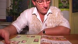 Watch This Classy German Lady in Stockings Get Her Pussy Banged