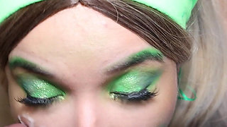 POV and Piss in Mouth for a Sexy Grinch