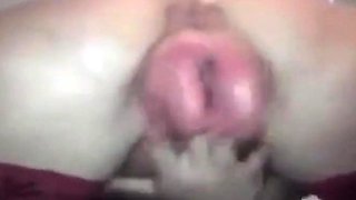 Pumping Her Pussy on Webcam