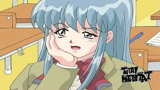 Shy looking pink haired cutie can think only about being fucked mish