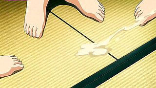 Virgin Boy And Car Toon In Gangbang ( Anime )